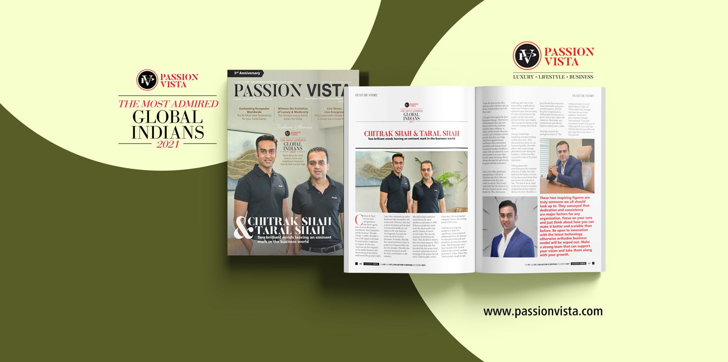 Chitrak Shah & Taral Shah - Passion Vista Magazine